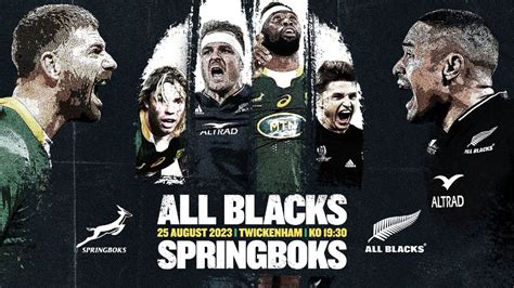 New Zealand vs. South Africa, Twickenham | August 2023 rugby union