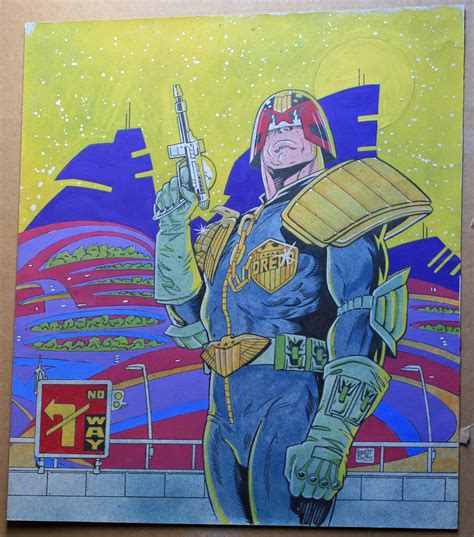 Judge Dredd, original artwork | Judge Dredd, original artwor… | Flickr