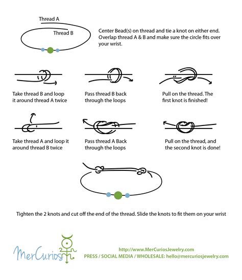 Sliding Knot Bracelet DIY — MerCurios Jewelry