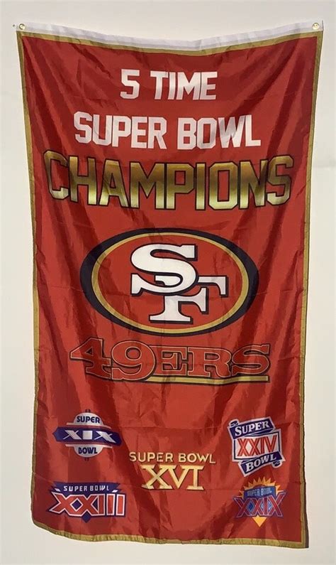 San Francisco 49ers banner 3x5' | Etsy