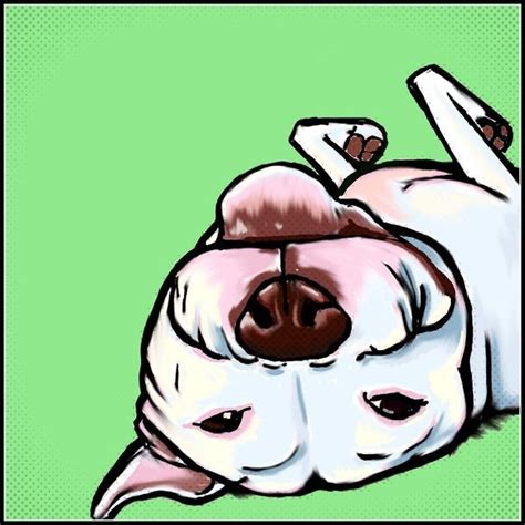 cartoon pit bulls drawing | Pit bull dog nap time Art Print Pitbull ...