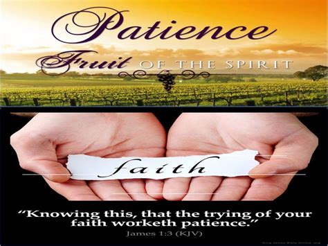 The Fruit of the Spirit: Patience – Galatians 5:22 – Millersburg ...