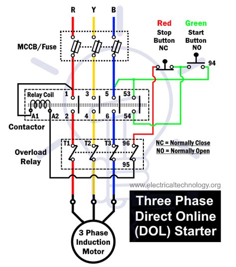 Dol Starter Control Circuit Diagram Pdf