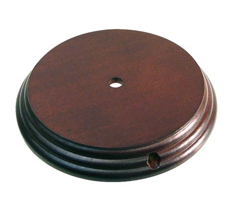 National Artcraft Round Lamp Base With 5-1/8 Inch Top For Lamp-Making Or Repair Is Pre-Drilled ...