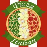 Italian Flag Pizza Royalty Free Stock Photography - Image: 10418217