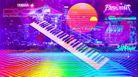 Yamaha DX7 Digital Dream Music SynthWave Synthesizer | Idea2Dezign ...