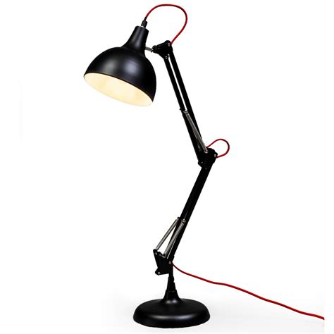 Black Traditional Large Desk Lamp | Table Lamps From Homesdirect365