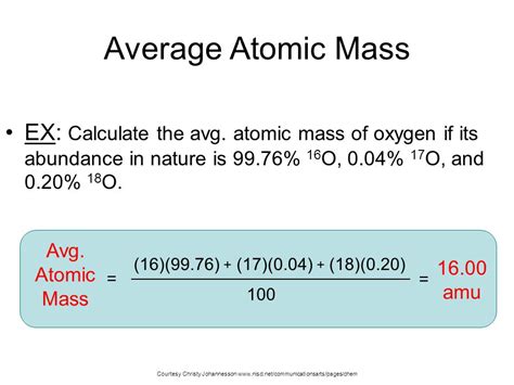 Average+Atomic+Mass+EX_+Calculate+the+avg.+atomic+mass+of+oxygen+if+its+abundance+in+nature+is+ ...