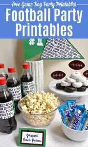 Free Football Party Printables | Hello Little Home