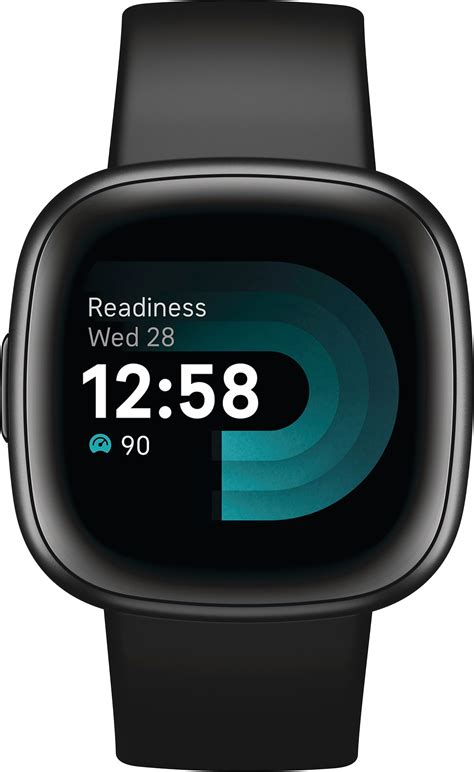 Questions and Answers: Fitbit Versa 4 Fitness Smartwatch Graphite ...