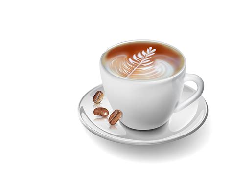 Realistic coffee cup of vector art. 538788 Vector Art at Vecteezy