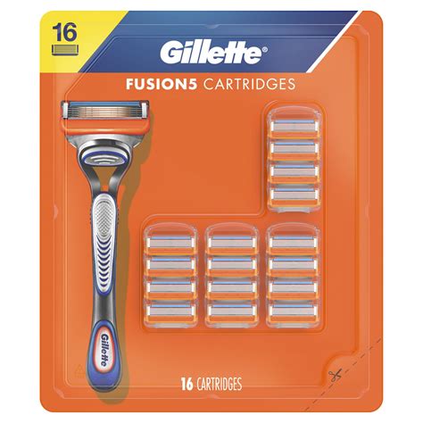 Gillette Fusion 5 Mens Razor Blades 16 count. - Walmart.com