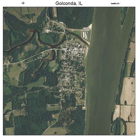 Aerial Photography Map of Golconda, IL Illinois