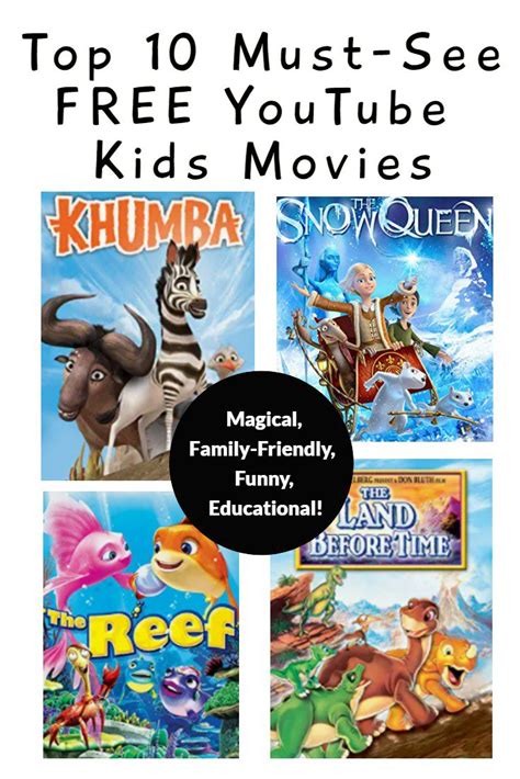 Top 10 Must-See Free YouTube Kids Movies