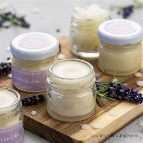 Homemade Lavender Lip Balm Recipe {with and without beeswax}