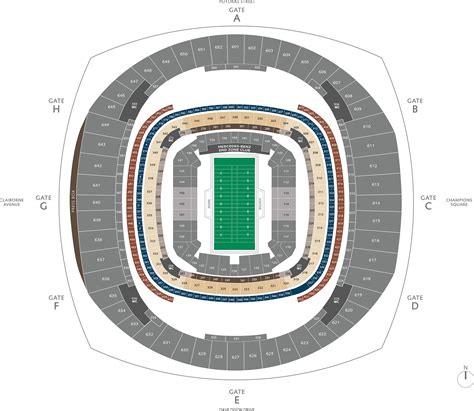 Superdome Seating Chart Saints | Review Home Decor