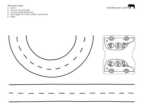 Made by Joel Paper City Road Trip 2 Template – Made by Joel