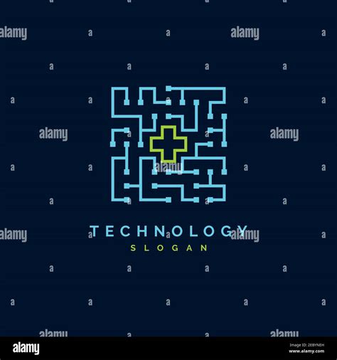 Medical technology logo design inspiration vector template Stock Vector Image & Art - Alamy
