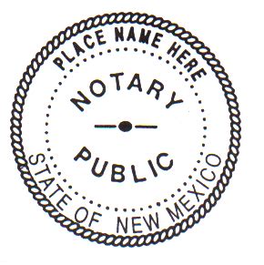 New Mexico Notary Seal New Mexico Notary Embossing Seal - $52.51