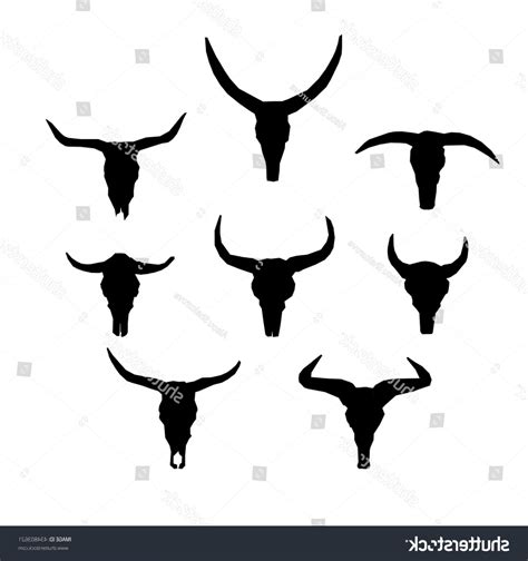 Longhorn Skull Vector at Vectorified.com | Collection of Longhorn Skull Vector free for personal use