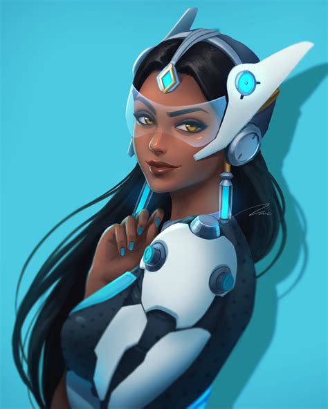 symmetra (overwatch) drawn by umigraphics | Danbooru