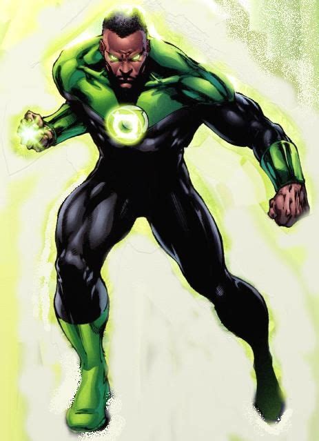 Green Lantern John Stewart | Dc comics heroes, Superhero comic, Green lantern corps