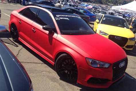 Matte Red Audi S3 Wrap | Wrapfolio