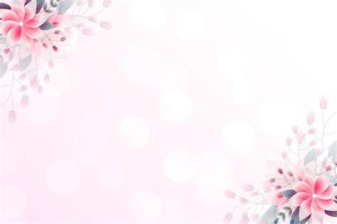 Pink Flower Abstract Background