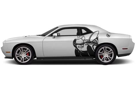 2008-2023 Dodge Challenger Side Body Graphic SCAT PACK BEE Door Vinyl ...