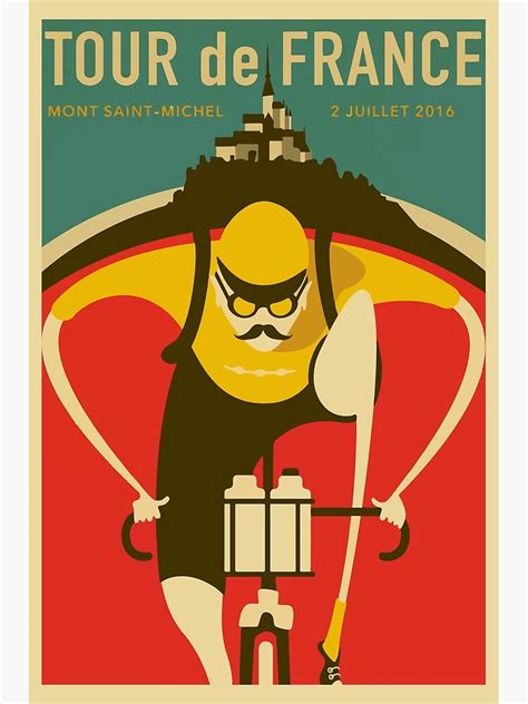 Poster « Publicité du Tour de France - Affiche de voyage rétro | Art ...