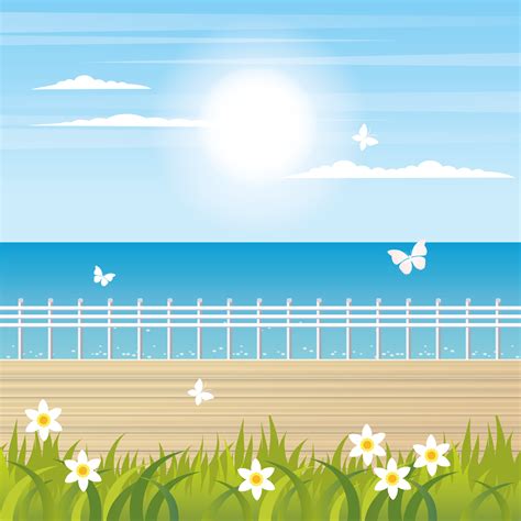 Vector Spring Landscape illustration 359542 Vector Art at Vecteezy