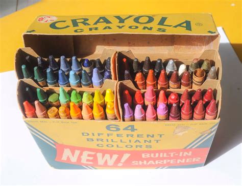 64 Colors In Crayon Box