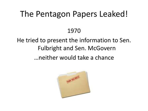 PPT - The Pentagon Papers PowerPoint Presentation, free download - ID ...