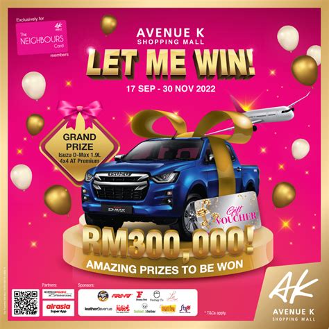 WIN A Brand New ISUZU Car & Prizes Up To RM300,000 When You Shop With Avenue K - KL Foodie