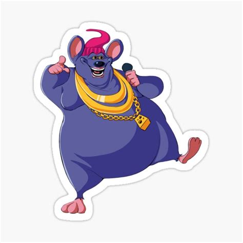 "Biggie Cheese - Mr. Bombastic!" Sticker for Sale by JuicySchinken ...