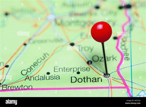 Dothan alabama on a map hi-res stock photography and images - Alamy