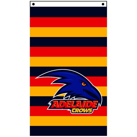 Adelaide Crows Supporter Flag | For Bedroom Or Man Cave