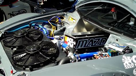 4 Rotor Mazda RX-8 Time Attack Car Revving Engine At Seven Stock 2009 - YouTube