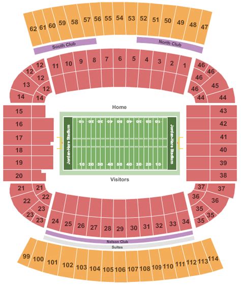 Jordan-Hare Stadium Seating Chart | Jordan-Hare Stadium | Auburn, Alabama