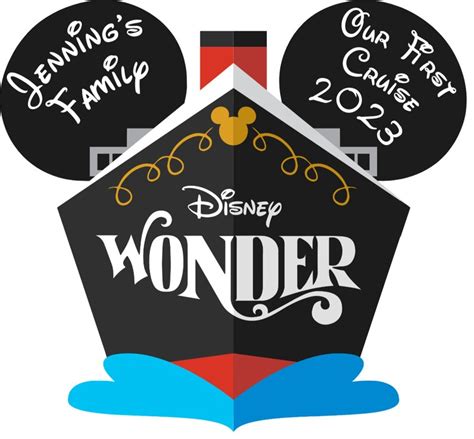 Disney Wonder Cruise Ship Magnet Fully Customisable With Any - Etsy