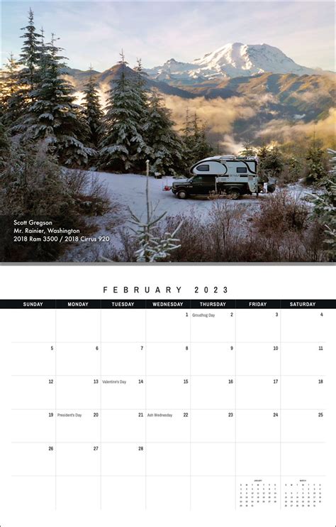 On Sale Now: 2023 Truck Camper Magazine Calendar