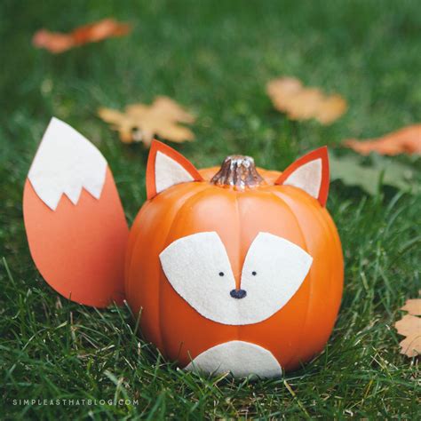 Woodland Creature No-Carve Pumpkins | No carve pumpkin decorating, Pumpkin decorating, Pumpkin ...