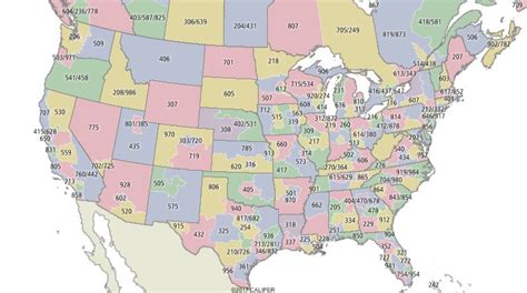 Area Code Mapping with Maptitude