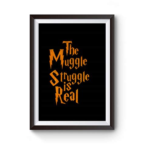 Harry Potter Muggle Struggle Premium Matte Poster - posterpict.com