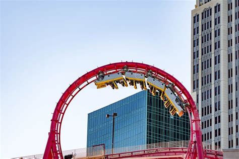 New York-New York Hotel & Casino Roller Coaster, Las Vegas Nevada USA ...