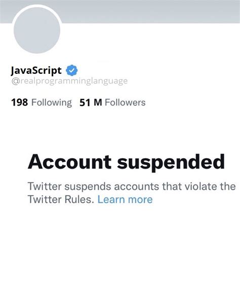 Ant on Twitter: "RT @lukaseder: BREAKING: JavaScript has been banned ...