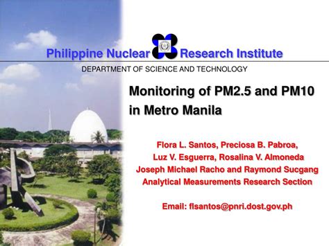 PPT - Philippine Nuclear Research Institute PowerPoint Presentation, free download - ID:4645468