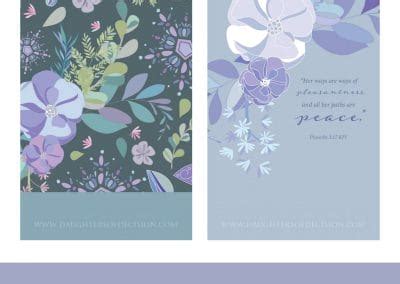 Lovely Snow Flurries Bookmarks - Daughters of Decision