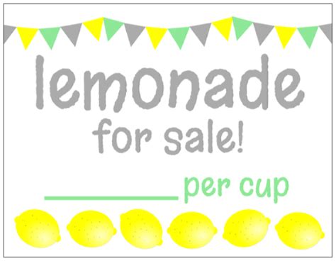 67 Creative Lemonade Stand Slogans and Sign Ideas For Kids | Lemonade stand, Best lemonade, Lemonade