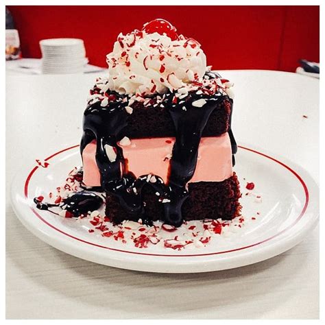 Frisch’s Peppermint Hot Fudge Cake